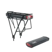 [EU Direct] UNITPACKPOWER R006 36V 15AH Rear Rack Electric Bike Battery 54km Max 3000mAh Lithium Li-ion 18650 Battery wi