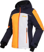 Sinisalo Tekla Ladies Snowmobile Jacket, black-white-orange, Size 38 for Women Black White Orange