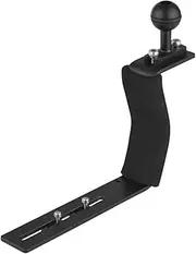 Al num Alloy Diving Handle Tray Bracket Single Handheld Hand Video Stabilizer Portable r Holder with 1/4inch Screw & Ball Adapter for 6/5/4/3+/3 SJ4000/5000/6000 Yi & Camera Camcorder Black One Size