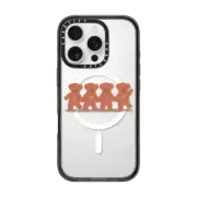 iPhone 16 Pro Impact Case MagSafe Compatible Cute Bear Friends