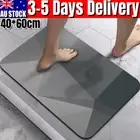 Absorbent Diatomaceous Earth Bath Stone Mat Non Slip Bathroom Shower Durable HOT