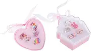 WOONEKY Adjustable Ring Boxes for Boys and Girls Sets of Adorable Girls Jewelry Boxes Charm Rings for Dress