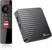 CHROX Android TV Box 13.0, Smart TV Box 4GB RAM 64GB ROM Rk3528 CPU Media Box Support 2.4G/5G WiFi BT5.0 HDMI 3.0 100M 3D 4K 2K HD Media Box,2gb+16gb