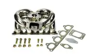 Turbo Manifold for 88-00 Honda Civic CRX Del Sol D15 D16 SOHC T3 38mm WG 304SS (for: Honda)