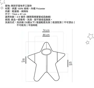 西班牙【台灣總代理】BabyBites鯊魚咬一口純棉嬰幼兒睡袋-小海星輕量版 (8.1折)