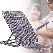 Comfy Backrest, Back Rest Pillows for Sitting in Bed, Back Support for Bed Sitting Up, 6-Gears Adjustable Bed Wedge Support for Eldery, Disabled, Injured