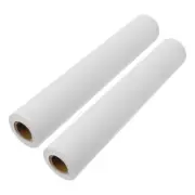 2 Rolls White Construction Paper Roll White Drawing Paper Roll