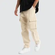 [Nena and Pasadena] Colby Cargo Pant Bone Neutral 36