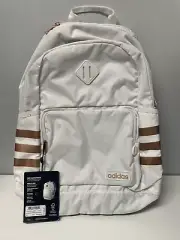 Adidas Classic 3S 4 Backpack White/Onix Grey/Rose Gold 5152944 School Play Bag