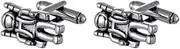 [JYHLSHBA] Cufflinks For Men 1 Pair Of Space Astronaut Cufflinks Men'S French Business Shirt Suit Cufflinks Armpins