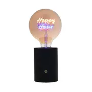 Gibson Gifts LED Text Lamp Happy Hour Home/Room Tabletop Decor 30cm Large
