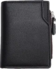 [Generic] Short Style Zipper Wallet - Secure Money Clip Zipper Wallet | Pu Leather Multi-Card Compact Zipper Card Wallet Pouch, Wear-Resistant Travel Money Clip Wallet for Friends and Family