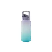 Ozoffer 2L Water Bottle Motivational Drink Flask With Time Markings BPA Free Sports Gym