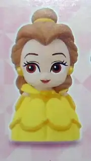 Ensky JAPAN Disney Princess Belle Yellow 2" Mascot Fingerpuppet Figure Doll NEW
