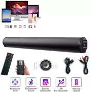 Bluetooth Surround Sound Bar System Wireless Subwoofer TV Home Theater w/Remote