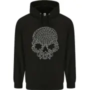 Skull of Chains Biker Motorcycle Motorbike Childrens Kids Hoodie