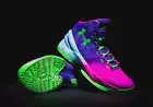 Under Armour UA Curry 2 II Northern Lights 10.5 Christmas MultiColor Kobe Grinch