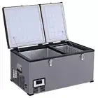 Glacio 80L Portable Camping Fridge Freezer Bar Upright 12V/24V/240V Caravan