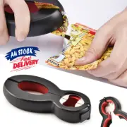 6 in 1 multifunction Manual Cap Opener Bottle Jar Can Twist Off Gadget Lid
