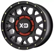 KMC KS135 Grenade 14x7 ATV/UTV Wheel - Satin Black (4/137) +10mm [KS13547048710]