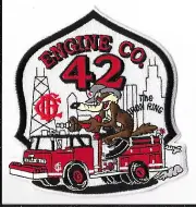 Chicago Fire Department, Illinois Engine 42 Patch V1