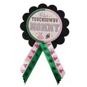 Touchdowns or Tutus Gender Reveal Baby Shower Pins for family to wear at mommy