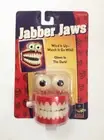 VINTAGE 90s JABBER JAWS GLOW N' DARK WINDUP CHATTERING TEETH TOY, DaMERT - RARE!