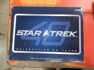 Corgi Star Trek USS Enterprise 40th Anniversary NEW CC96607 Free Shipping!!
