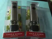 2X Cole & Mason Electronic Mill Salt Pepper Gourmet mill Best Father's Day Gift