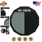 Versatile 12-Inch Natural Rubber Practice Pad for Low-Volume Drumming