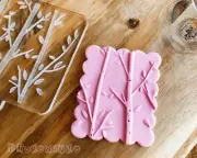 Tree Trees Forest Bamboo Nature Natural - Embosser Stamp for cookies, Cake