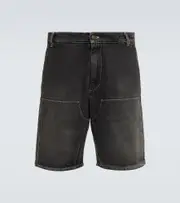 [Winnie New York] Winnie New York Patchwork denim shorts 32 black