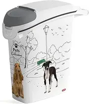 CURVER PetLife 10kg Dog Food Storage Container Pet Food Box Lid with Flap