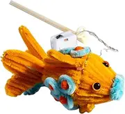 Chenille Pipe Cleaners - Fish Lantern Plush Sticks | Colorful New Year Ornament Twisting Stick Set, Spring Festival Toy Fuzzy Stick Craft for Kids