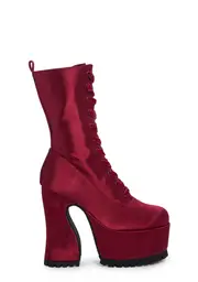 [Current Mood] Minimal Effort Platform Boots - Red
