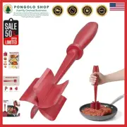 5 Blade Nylon Meat Smasher - Heat Resistant Kitchen Tool for Effortless Chopping