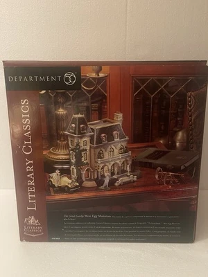 DEPT 56 LITERARY CLASSICS "THE GREAT GATSBY WEST EGG MANSION" #58939 BRAND NEW