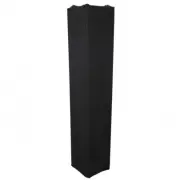 Pro X BLACK 6.56ft 2 meter Lycra Cover Scrim fits 12" Quad Box Truss Segment