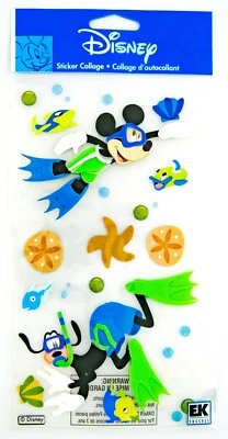 Jolee's Boutique Sticker Collage Disney Mickey & Goofy Collection EK Success