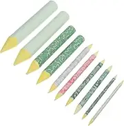 Angoily 10pcs Paper Eraser Set Art Drawing Blending Stump Rice Pencils Blenders Sketch Making Calligraphy Tool Blending Pencil Pastel Colored Sticks Smudging Blending Brushes Random Color