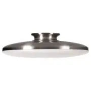 AFX SKYF15LAJD1 Skye 15"W LED Semi-Flush Ceiling Fixture - Nickel