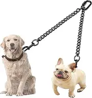Double Dogs Leash - Metal Lead Coupler for 2 Dogs, 60cm (M-3.5mm)
