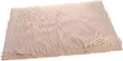 Photography Blanket Carpet Newborn Fur Background Plush Area Rug Newborn Photo Background Cloth Blanket for Comforter Area Rugs Photo Backdrop for Newborn Faux Fur Khaki