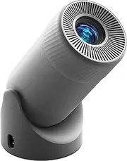 Mini Projector WiFi Bluetooth Portable 180° Rotation Max 50cm Fast Focus (Grey)