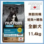 【紐頓】T25無穀挑嘴潔牙全齡犬-鮭魚+鱒魚11.4KG 狗飼料 宅家好物