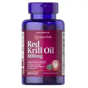 Puritan's Pride Red Krill Oil 1000 Mg Active Omega 3 - 60 count