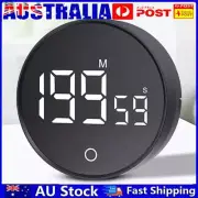 Magnetic LED Digital Kitchen Timer Electronic Cooking Countdown Timer (Black) AU