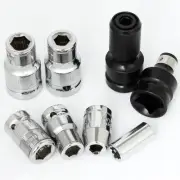 ⭐Impact Socket Adapter 1/2To1/4 1/4 3/8 Square Nut Quick Wrench-Ratchet-Adapter#