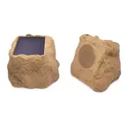 Outdoor Rock Speaker Pair - Wireless Bluetooth Speakers for Garden, Patio, Wa...