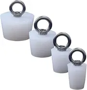 Universal Bath Plug for Sink 4 Pack Silicone Stopper Pull Ring Easy to Lift Stop Water Clog